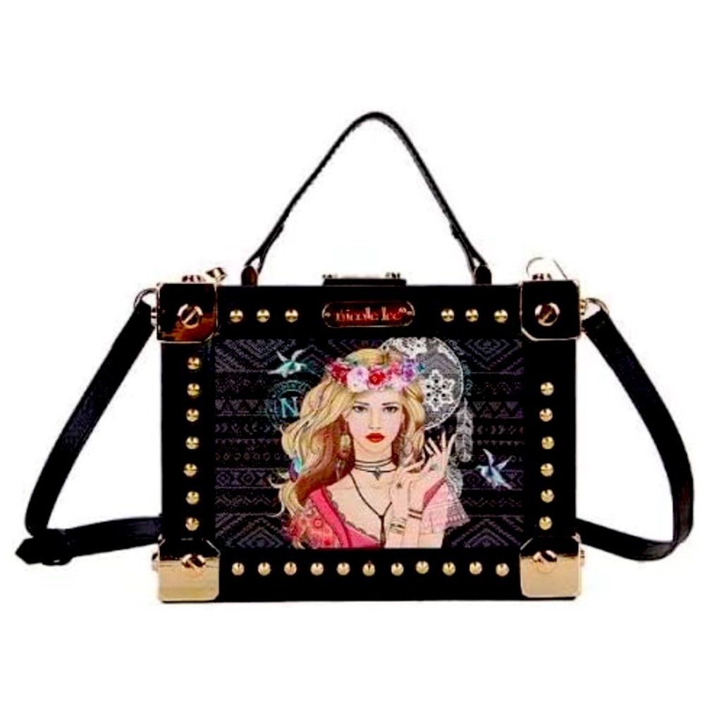 Small Cosmetic Case W/Top Handle & Shoulder Strap